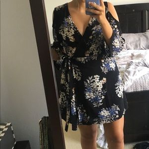 Cold shoulder wrap dress from Altard State